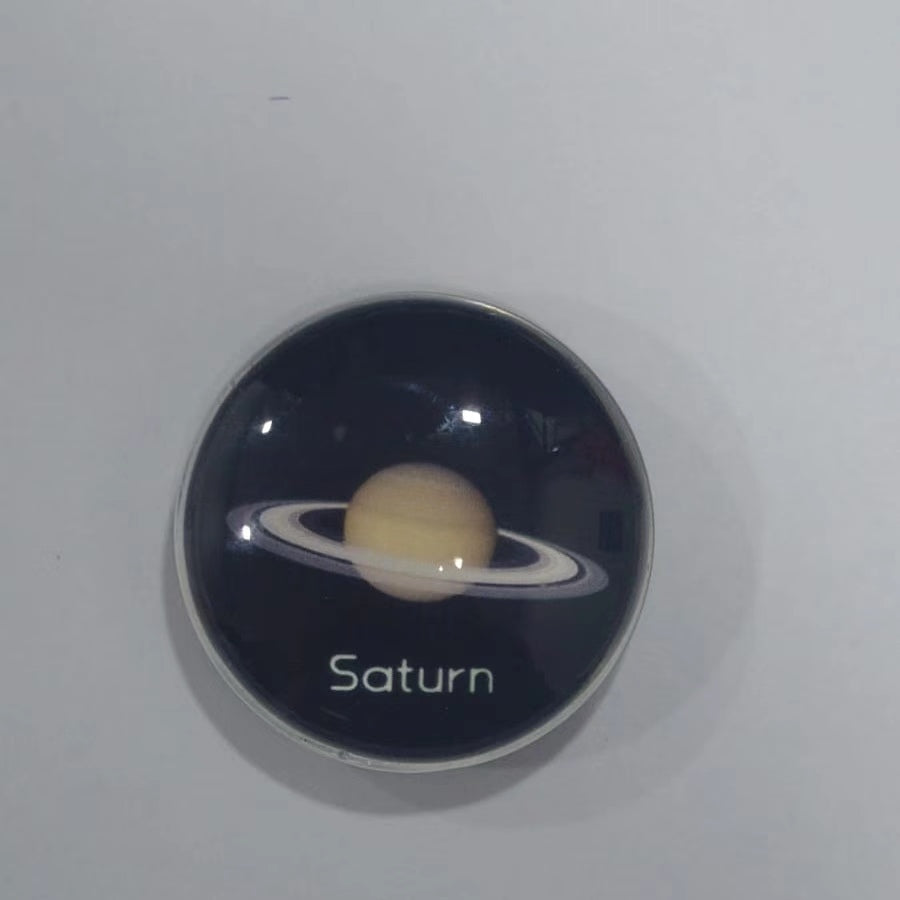 Solar System Fridge Magnets 9 planets with Sun