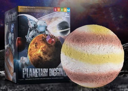 Play N Learn STEAM Planet Exploration & Excavation Crystal Gem Kit | Geology & Planetary Science
