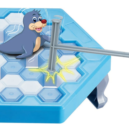 Play N Learn 707 Sea Lion Trap Ice Blocks Game | Strategy & Quick Thinking Game for 2+ Players