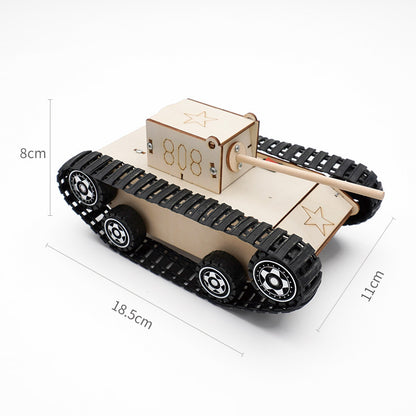 Play N Learn Discover & Assemble Battery Operated Military Tank | STEM Build Kit
