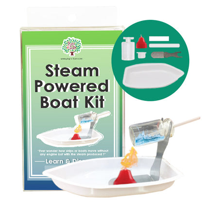 Play N Learn Steam Powered Boat Kit | STEM Heat Energy Science Experiment