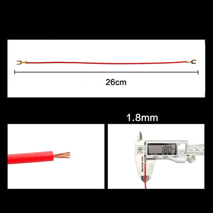 Play N Learn U-shaped Connector Wires with Copper Insulated Wire | Circuit Building Teaching Resource (10 Pieces)