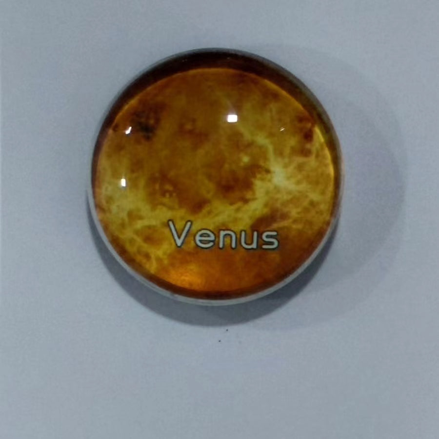 Solar System Fridge Magnets 9 planets with Sun