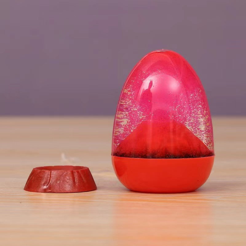 Bubbly Volcano Eruption Lava Liquid Motion Paper Weight Desk Toy