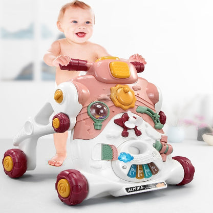 Play N Learn Baby Activity Walker | Multifunctional Push Walker with Music & Sensory Toys