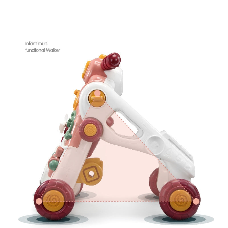 Play N Learn Baby Activity Walker | Multifunctional Push Walker with Music & Sensory Toys