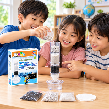 Play N Learn Water Purification Kit | Filtration STEM Science Experiment for Kids