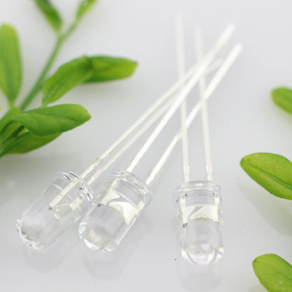 Play N Learn LED Light Bulb 5mm White | Science Experiment Component Teaching Resource (20 Pieces)